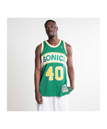 Mitchell & Ness Funkcionalna majica | zelena barva: sprednja stran