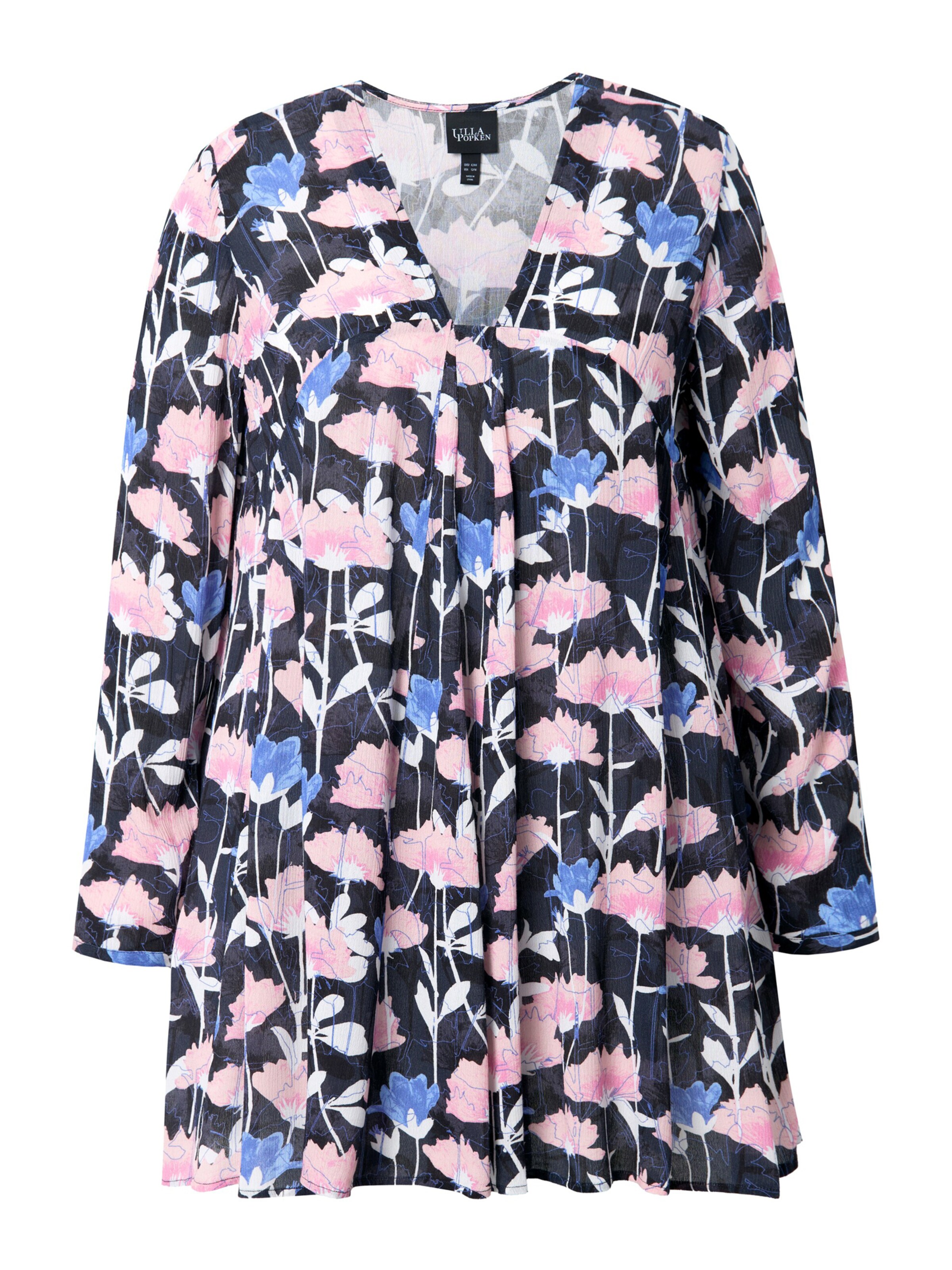 Ulla Popken Tunika - Modrá: predná strana