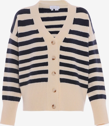 Cardigan BLONDA en beige : devant