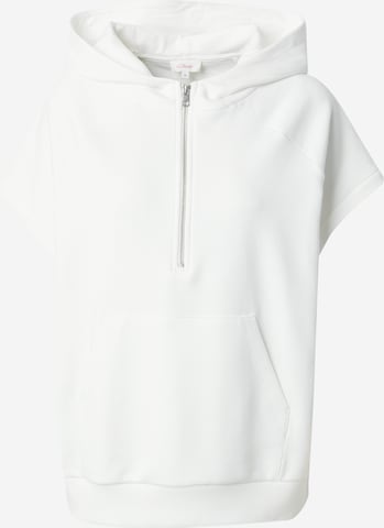 s.Oliver Sweatshirt i hvid: forside