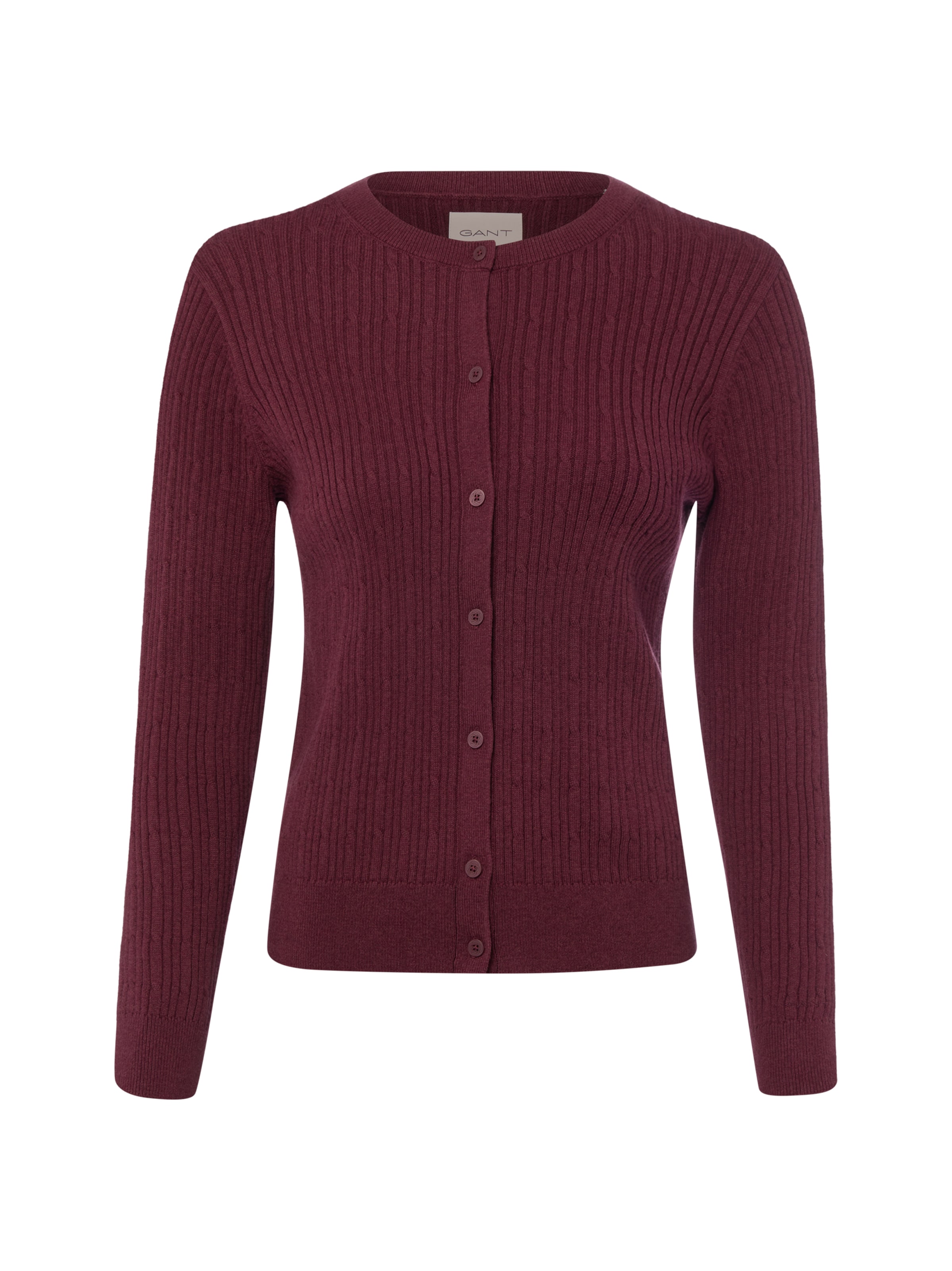 GANT Knit Cardigan in S in Bordeaux, Item view