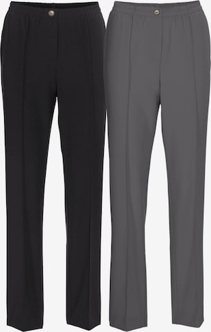 Goldner Pleated Pants in Grey: front