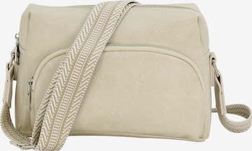 Jennifer Jones Umhängetasche in Beige: Vorderseite