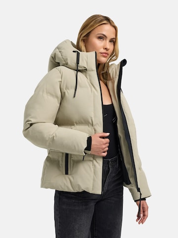 NAVAHOO Winterjas 'Wolkentanz XIV' in Beige