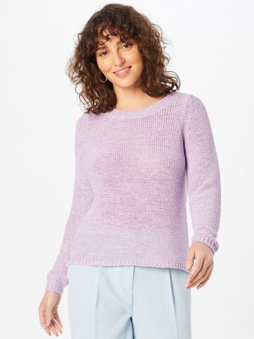 VERO MODA Sweater 'CHARITY' in Purple: front