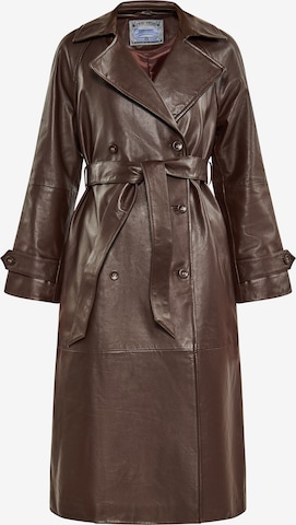 Cappotto di mezza stagione di DreiMaster Vintage in marrone: frontale