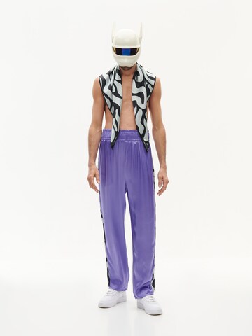 Smiles Regular Trousers 'Dario' in Purple