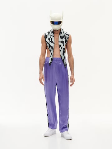 Smiles Regular Pants 'Dario' in Purple