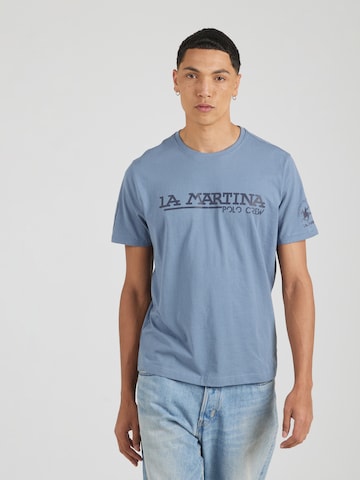 T-Shirt La Martina en bleu : devant