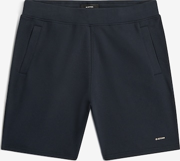 G-STAR Sportbroek 'Structured Jersey Shorts' in Bruin: voorkant