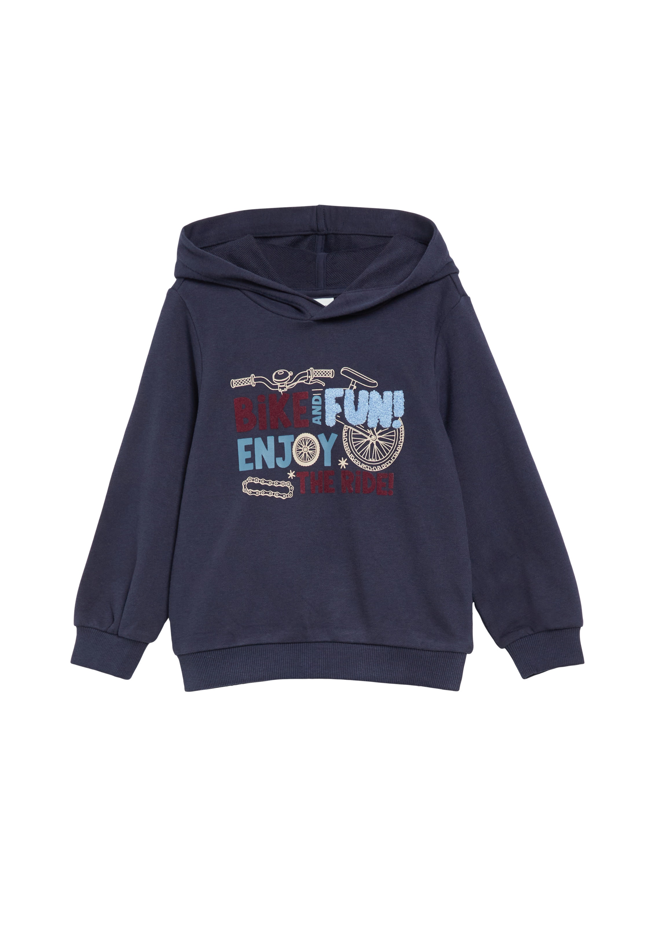 s.Oliver Sweatshirt in Blauw: voorkant