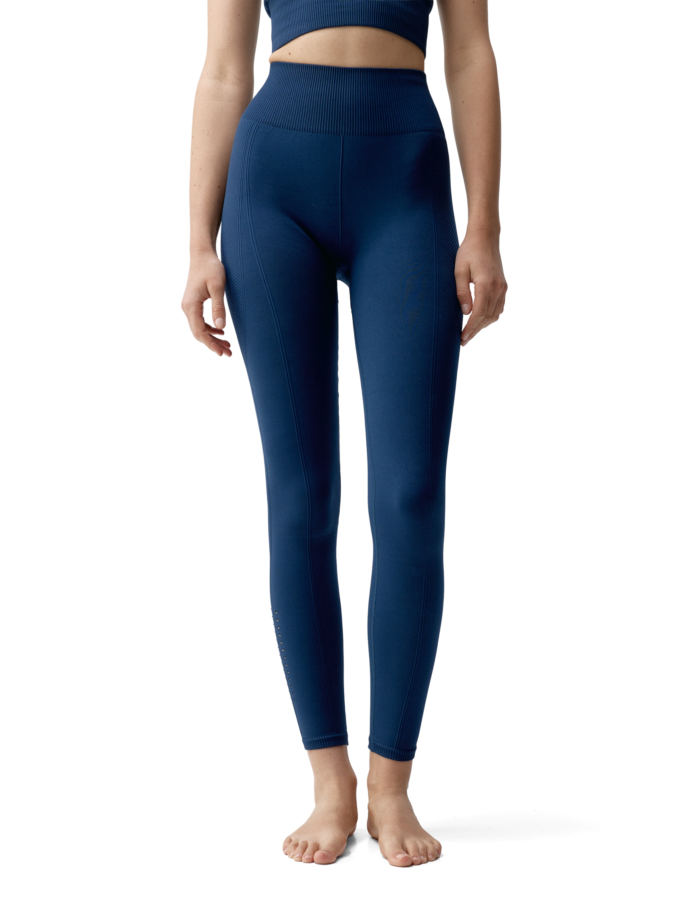 Born Living Yoga Skinny Sports trousers ' India ' in Blue: front