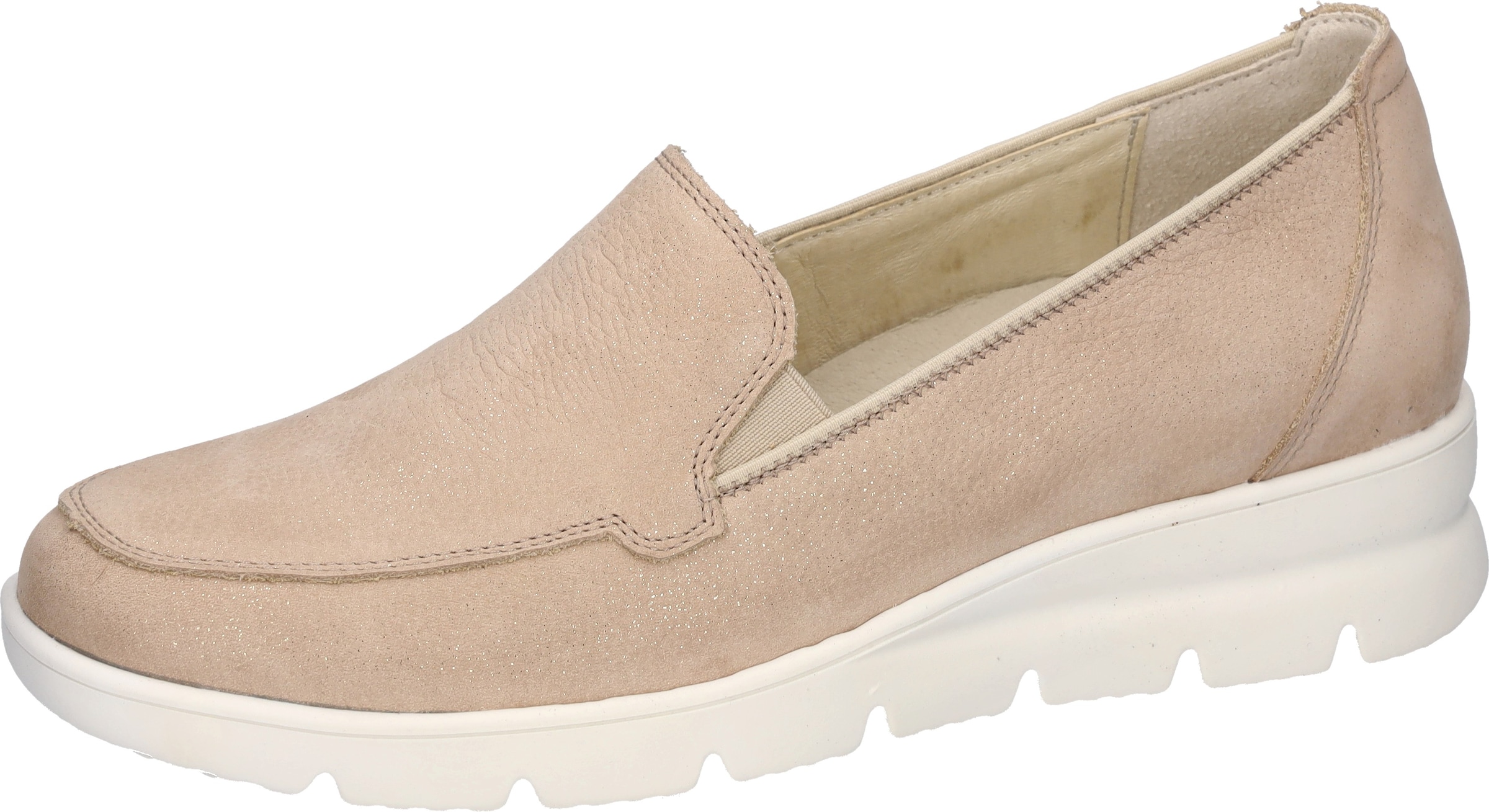 WALDLÄUFER Slipper in Beige: Vorderseite