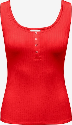Top 'FRANSISKA' di JDY in rosso: frontale