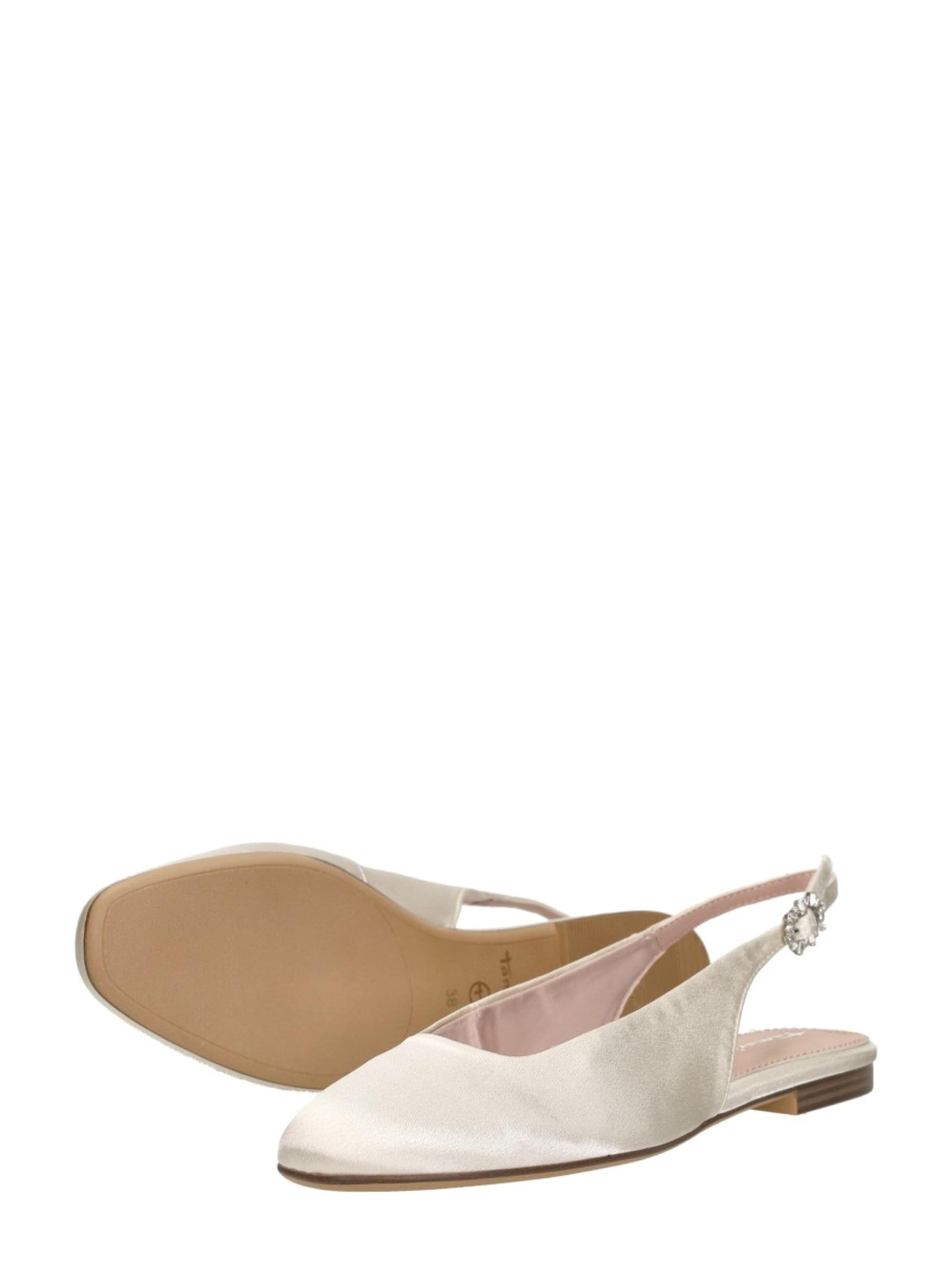 Ballerines 'Slingbacks' Tamaris en blanc