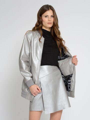 Maze Between-Season Jacket in Silver