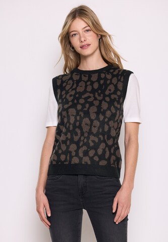 Street One Studio Sweater in Brown: front