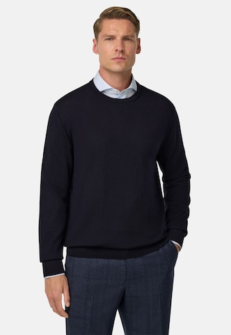 Pull-over Boggi Milano en bleu : devant