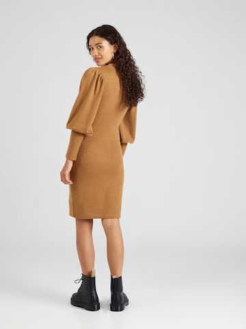 JDY Knitted dress 'EMMA' in Brown