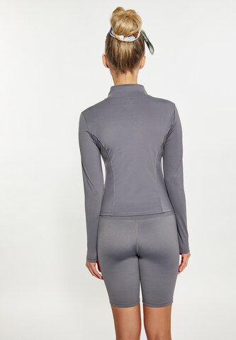 IZIA - Sudadera con cremallera en gris