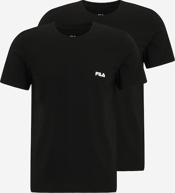 Maillot de corps FILA en noir : devant