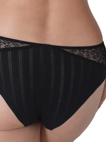sassa Boyshorts 'Natural Stripe' in Black
