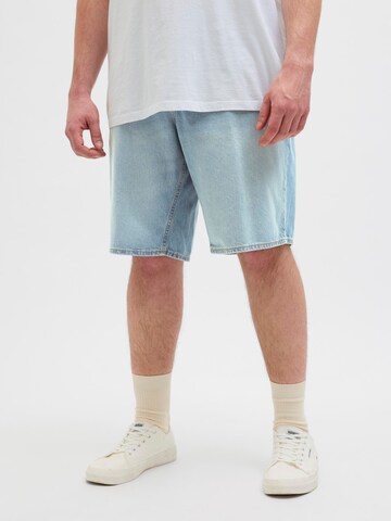 Jack & Jones Plus Baggy Jeans i blå: forside