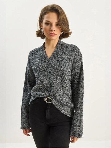 Bianco Lucci Pullover in Schwarz