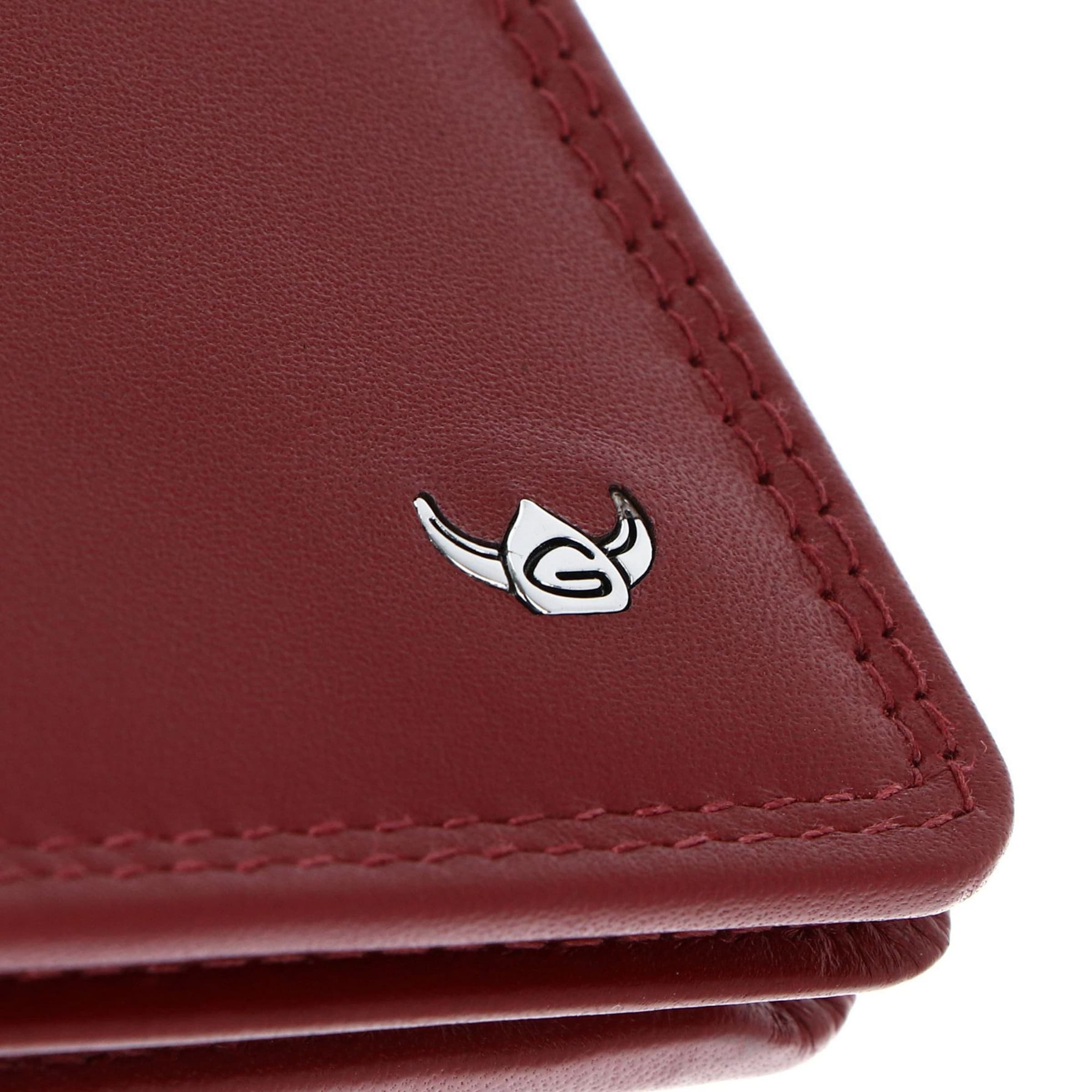 GOLDEN HEAD Wallet in Red