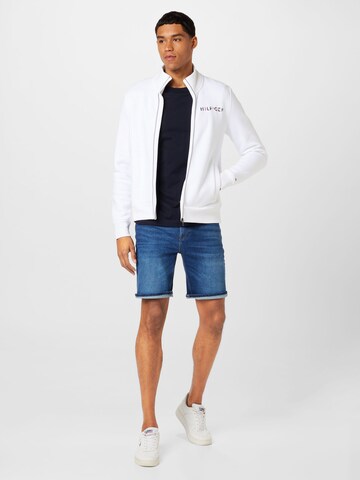 Veste de survêtement TOMMY HILFIGER en blanc