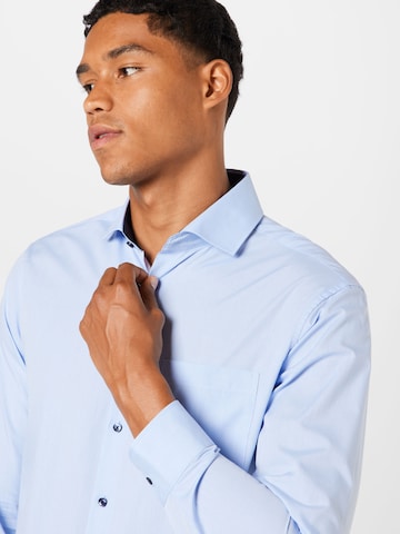 Coupe regular Chemise business SEIDENSTICKER en bleu