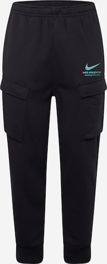 Nike Sportswear Pantalon cargo en aqua / noir / blanc, Vue avec produit