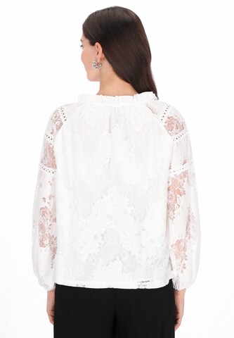 Chemisier usha BLACK LABEL en blanc