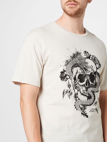 JACK & JONES T-Shirt 'DRAGON' in Weiß