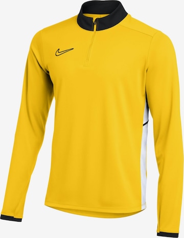 NIKE Sweatshirt 'Academy 25 Drill' in Yellow: front