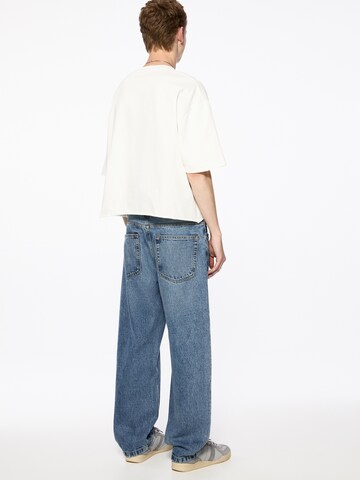 Pull&Bear Loosefit Jeans i blå