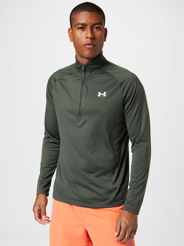 UNDER ARMOUR Sportshirt in Grün: predná strana