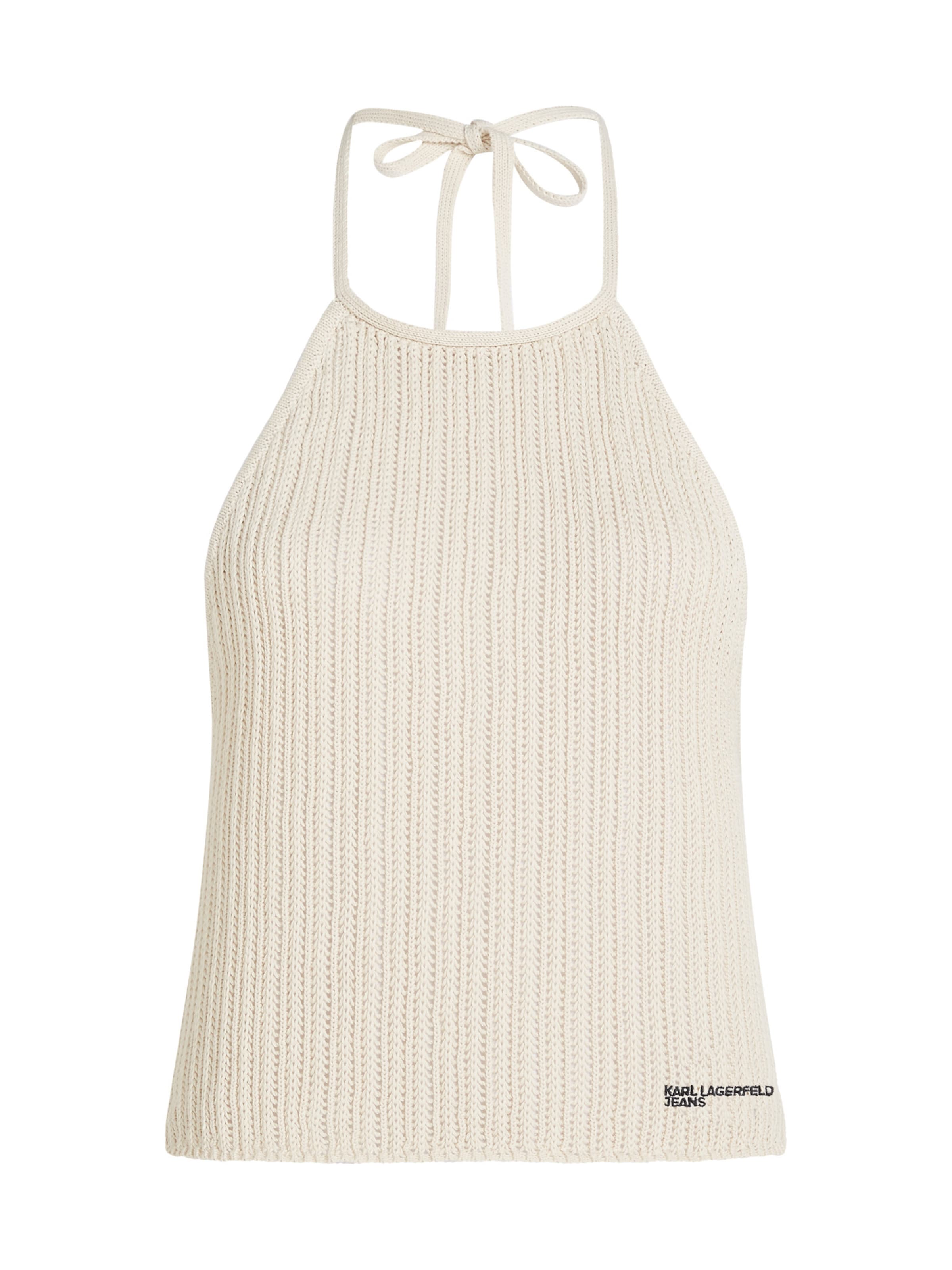 KARL LAGERFELD JEANS Top in Beige: Vorderseite