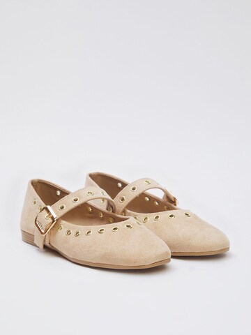 Ballerines à lanières Trendyol en beige