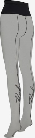 juoda Karl Lagerfeld Kojinės ' Strumpfhose mit Signature-Naht ': priekis