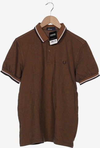 Fred Perry Shirt in L in Brown: front