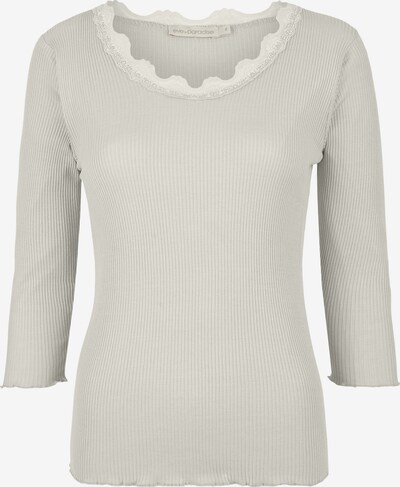 eve in paradise Spitzen-T-Shirt Modell "Zoe" aus Seide und Baumwolle in weiß, Produktansicht