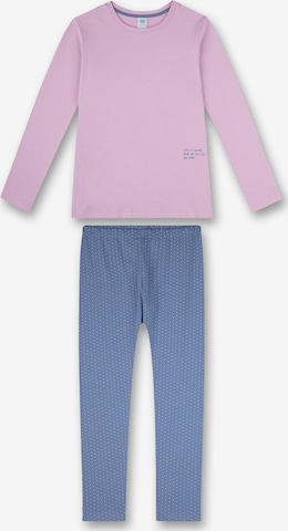 SANETTA Комплект пижама в синьо: отпред
