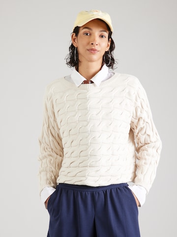 OUI Sweater 'SIRAH' in White: front
