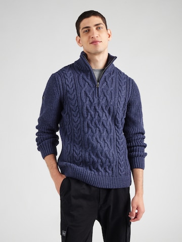 Superdry Pullover 'JACOB' i blå: forside
