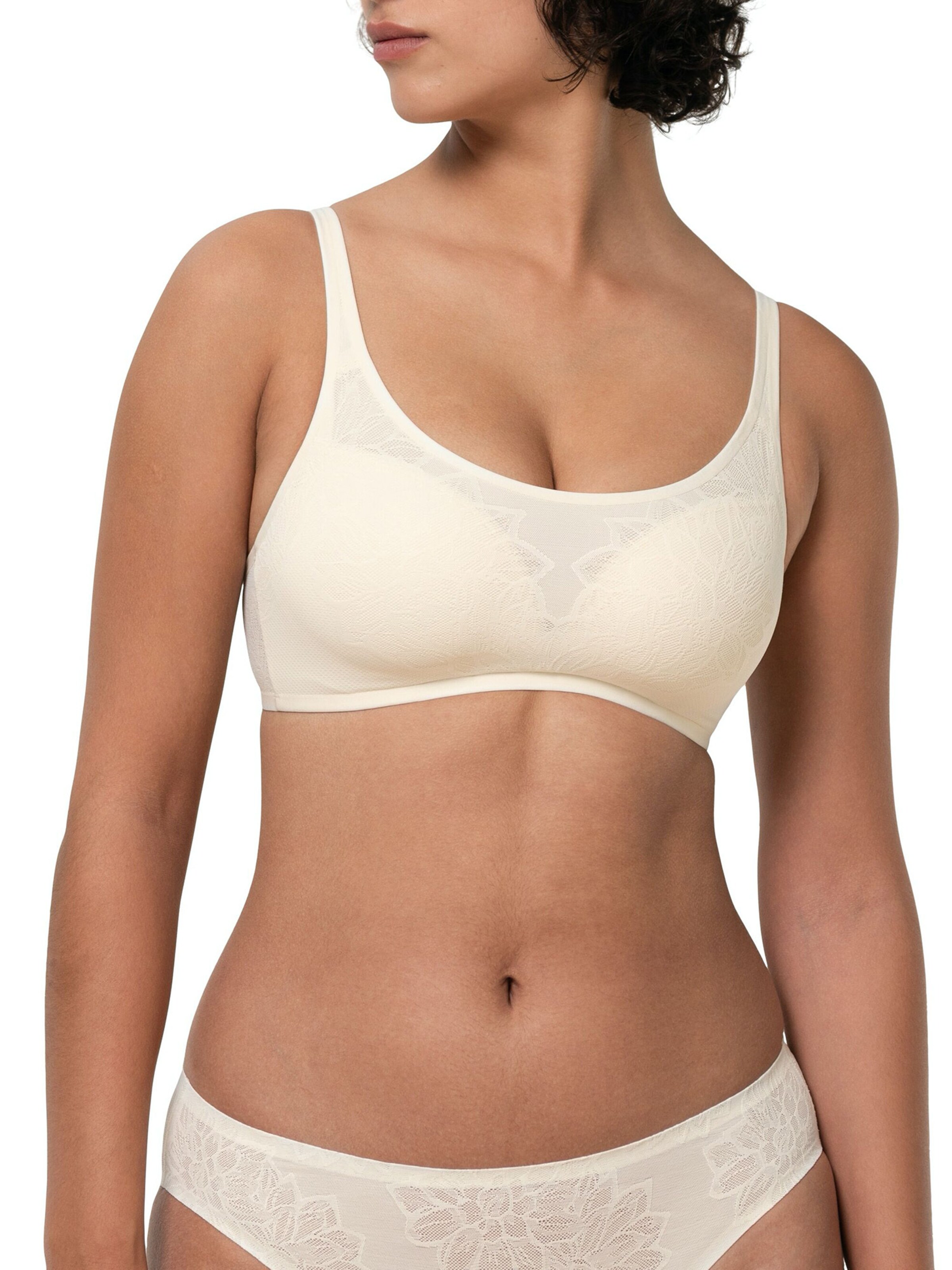 TRIUMPH Bralette Bra ' Fit Smart ' in Yellow: front