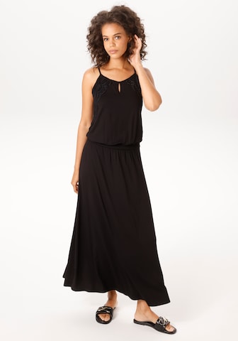 Aniston CASUAL Kleid in Schwarz: Vorderseite