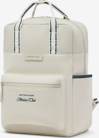 Kapten & Son Rucksack 'Bergen Pro' in Beige: Vorderseite