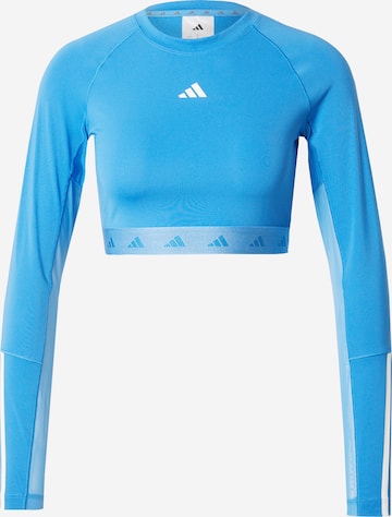 Maglia funzionale 'Hyperglam' di ADIDAS PERFORMANCE in blu: frontale