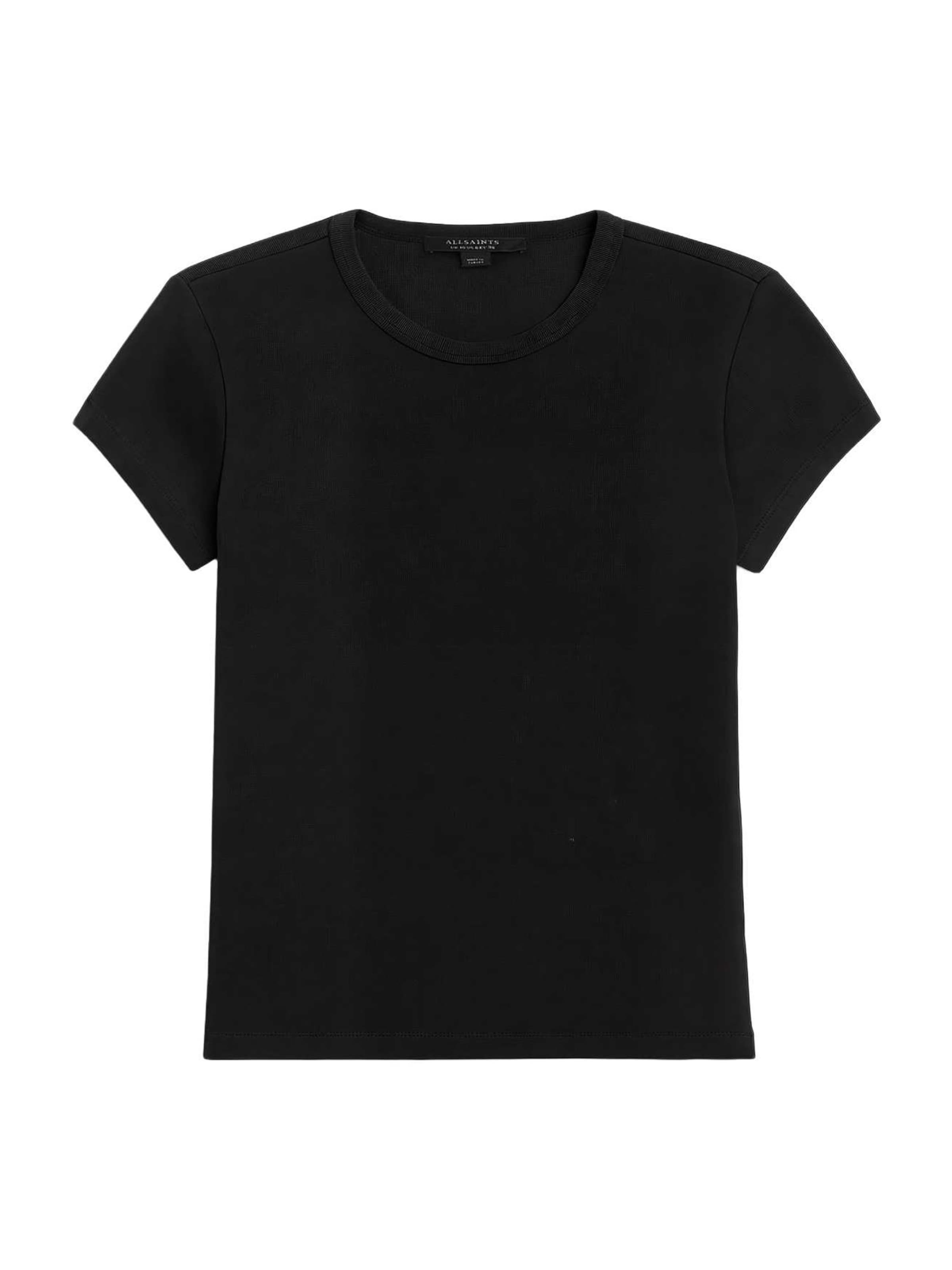 AllSaints Тениска 'Stevie' в черно: отпред